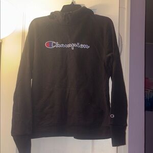 Champion Black Pullover Hoodie